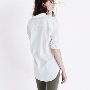 Madewell Drapey Oversized Boyshirt